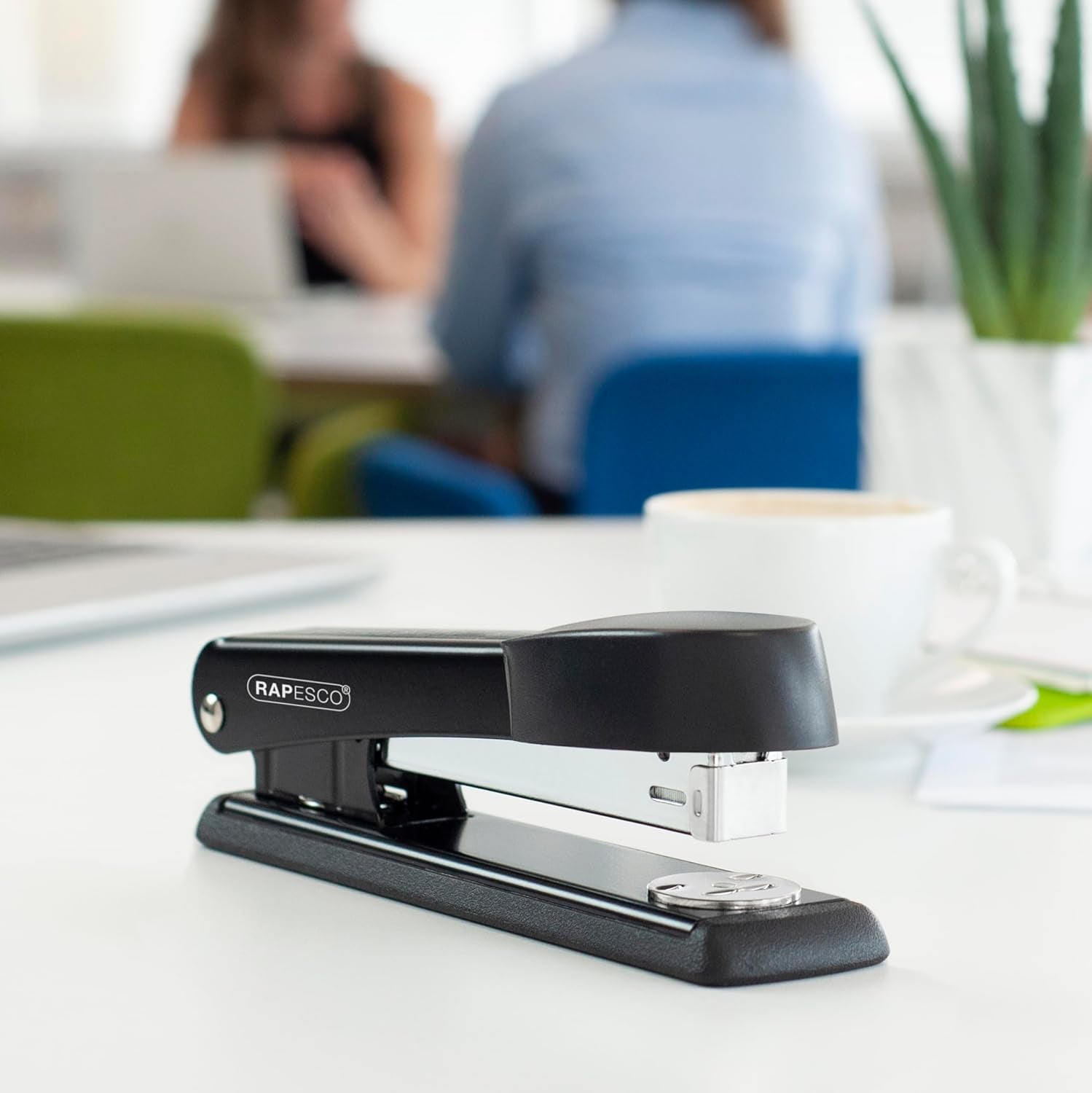 Rapesco 1602 Germ-Savvy Antibacterial Marlin Stapler – Durable, Hygienic & Efficient
