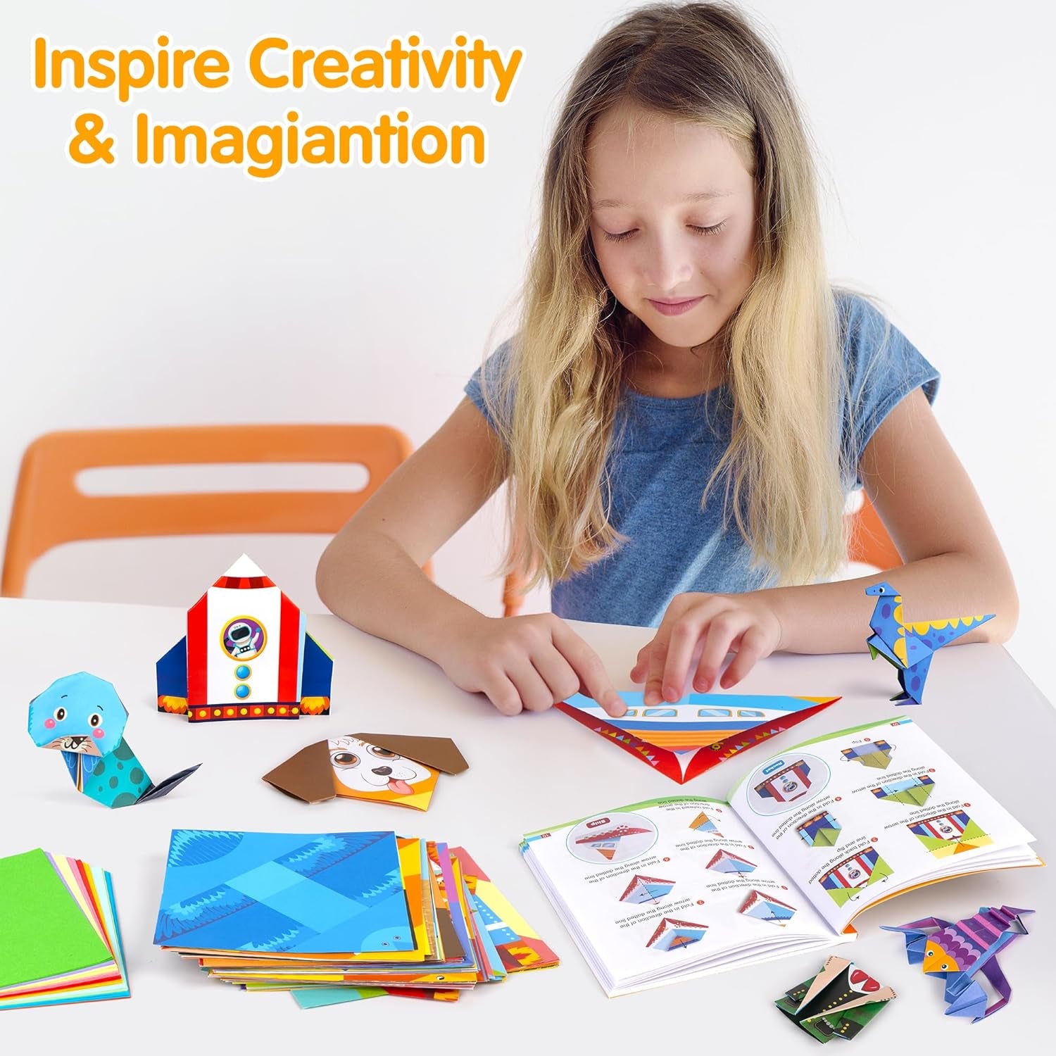 Mocoosy 224-Sheet Origami Paper Kit – Fun, Creative & Perfect for Kids