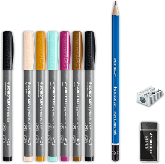 STAEDTLER Assorted Line Art & Botanical Set – High-Quality Pigment Arts Pens