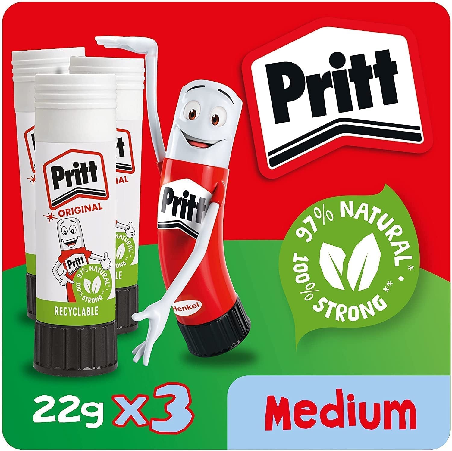 Pritt Glue Stick – Child-Friendly, Solvent-Free