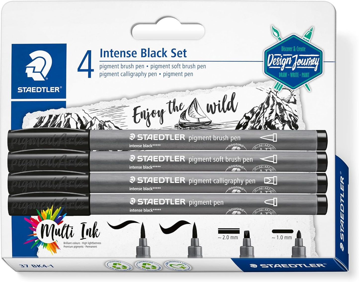 STAEDTLER Assorted Line Art & Botanical Set – High-Quality Pigment Arts Pens