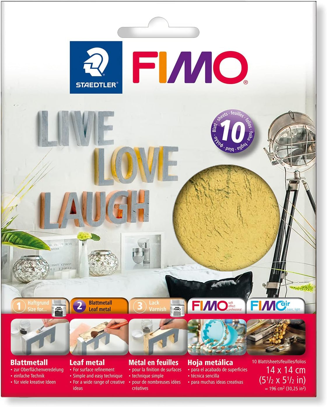 FIMO Leaf Metal – Metallic Sheets for Sculpting & Jewellery