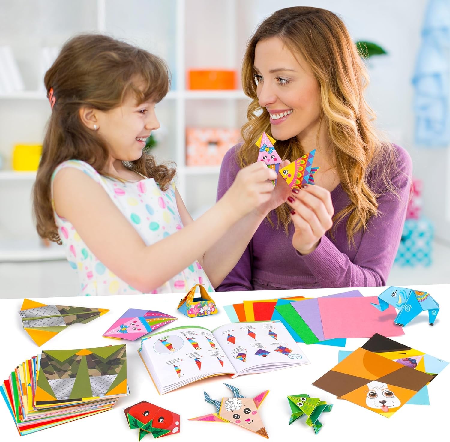 Mocoosy 224-Sheet Origami Paper Kit – Fun, Creative & Perfect for Kids