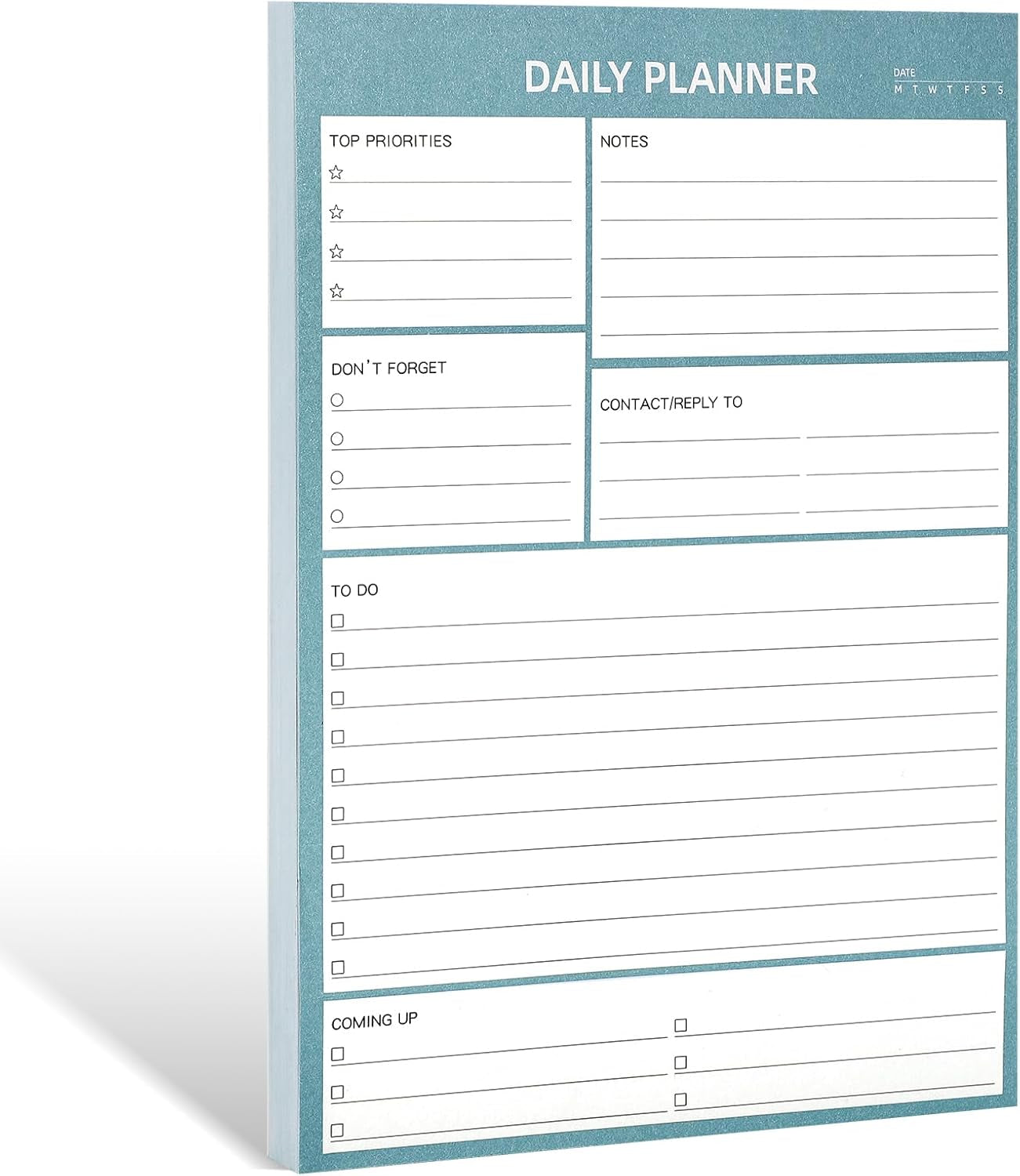 A5 Undated Daily Planner Pad – Flexible, Organized & Perfect for Productivity