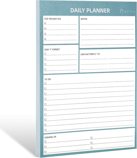 A5 Undated Daily Planner Pad – Flexible, Organized & Perfect for Productivity