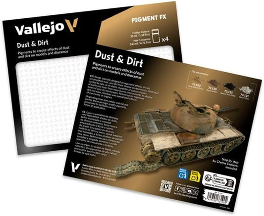 AV Vallejo Pigments Set – Dust & Dirt