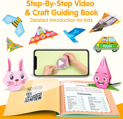 Mocoosy 224-Sheet Origami Paper Kit – Fun, Creative & Perfect for Kids