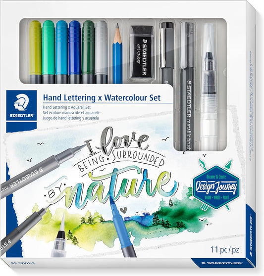 STAEDTLER Hand Lettering & Watercolour Set – High-Quality Art Tools for Creative Expression