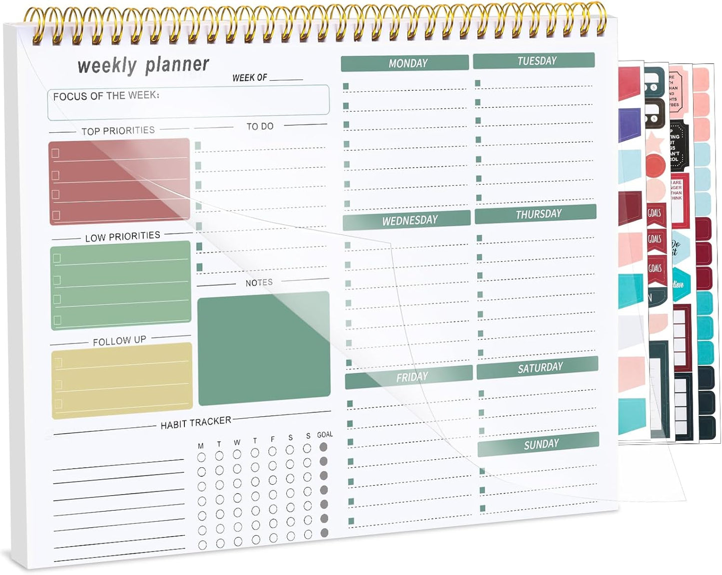 B5 Undated Weekly Planner – Organized, Spacious & Perfect for Productivity