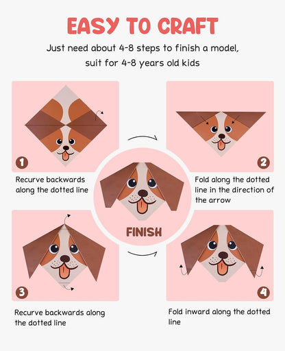 Gamenote Origami Paper Kit – Fun, Creative & Perfect for Kids
