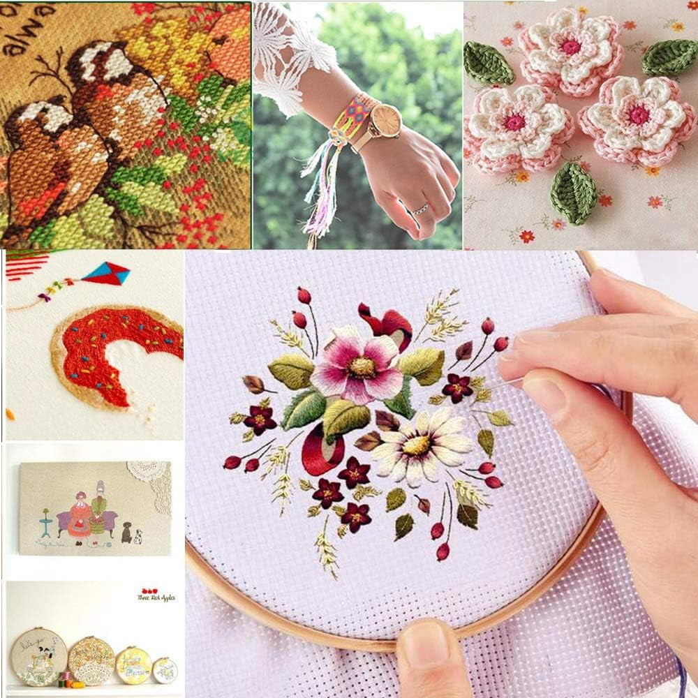 50-Color Embroidery Floss Kit – Vibrant, Durable & Perfect for DIY Crafts