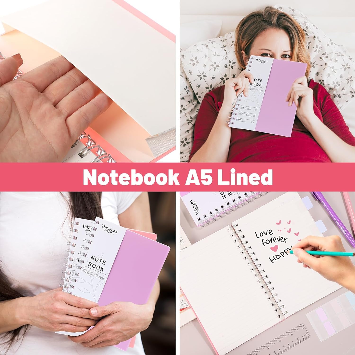 A5 Lined Spiral Notebook – Durable, Organized & Perfect for Everyday Use