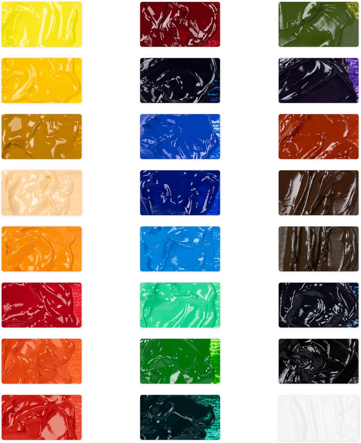 Castle Art Supplies 24 X 12Ml Oil Paint Set | New Improved Formula | Great Value Set for Adult Artists, Beginners and Advanced | Vibrant Variety of Smooth-To-Use Oil Paints (New)