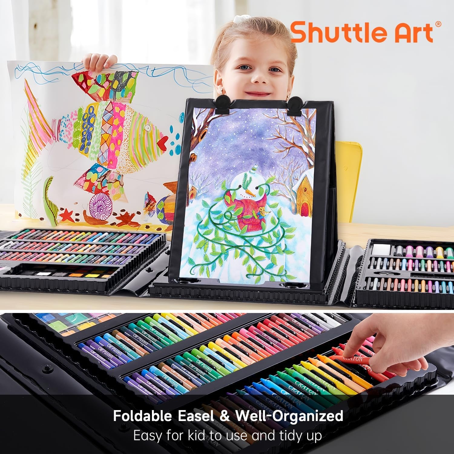 Shuttle Art 335-Piece Kids Art Set – A Complete Creative Kit