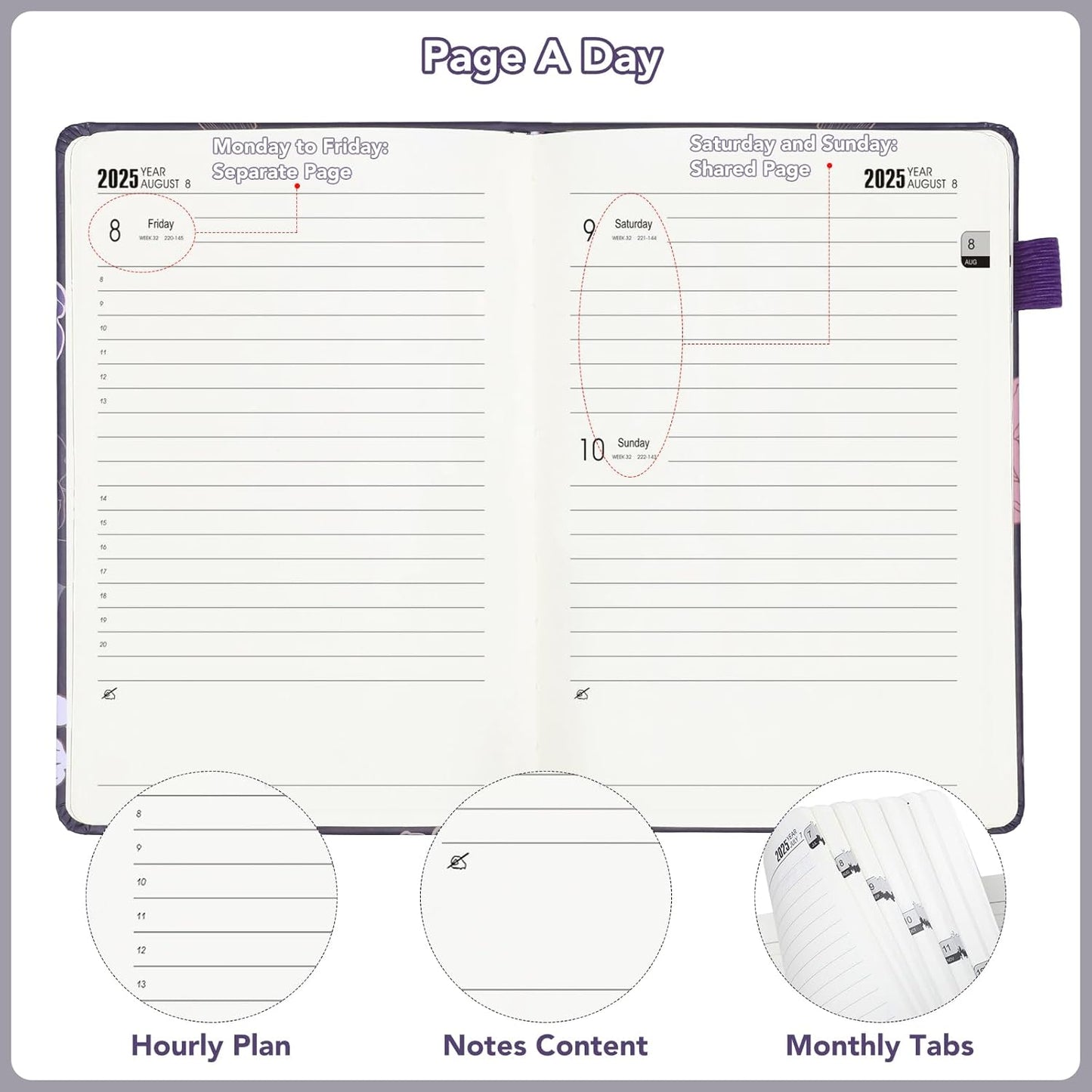 A5 Academic Diary 2025-2026 – Elegant, Practical & Perfect for Daily Planning