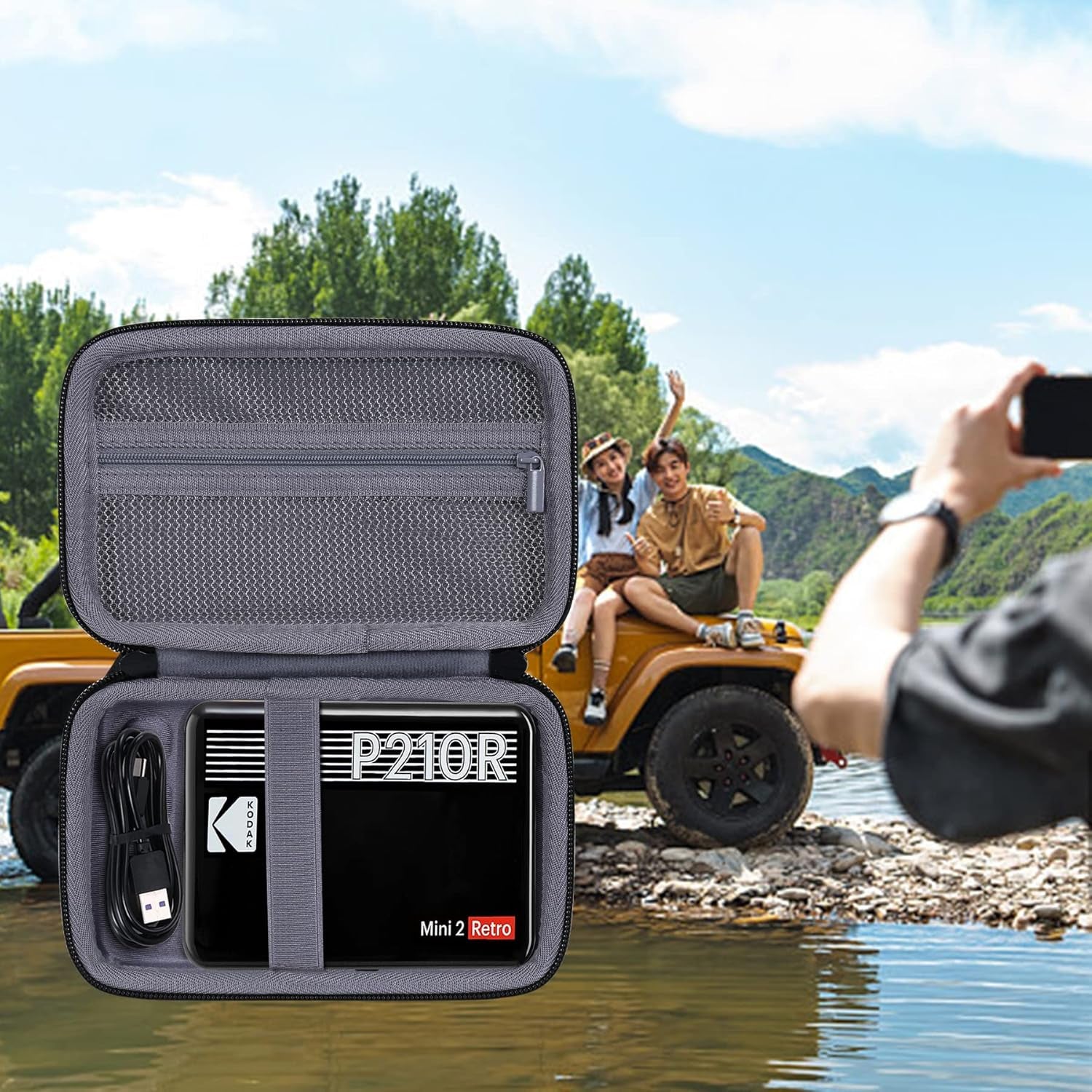 Hard Carrying Case for Kodak Mini Shot & Mini 2 Retro Photo Printers