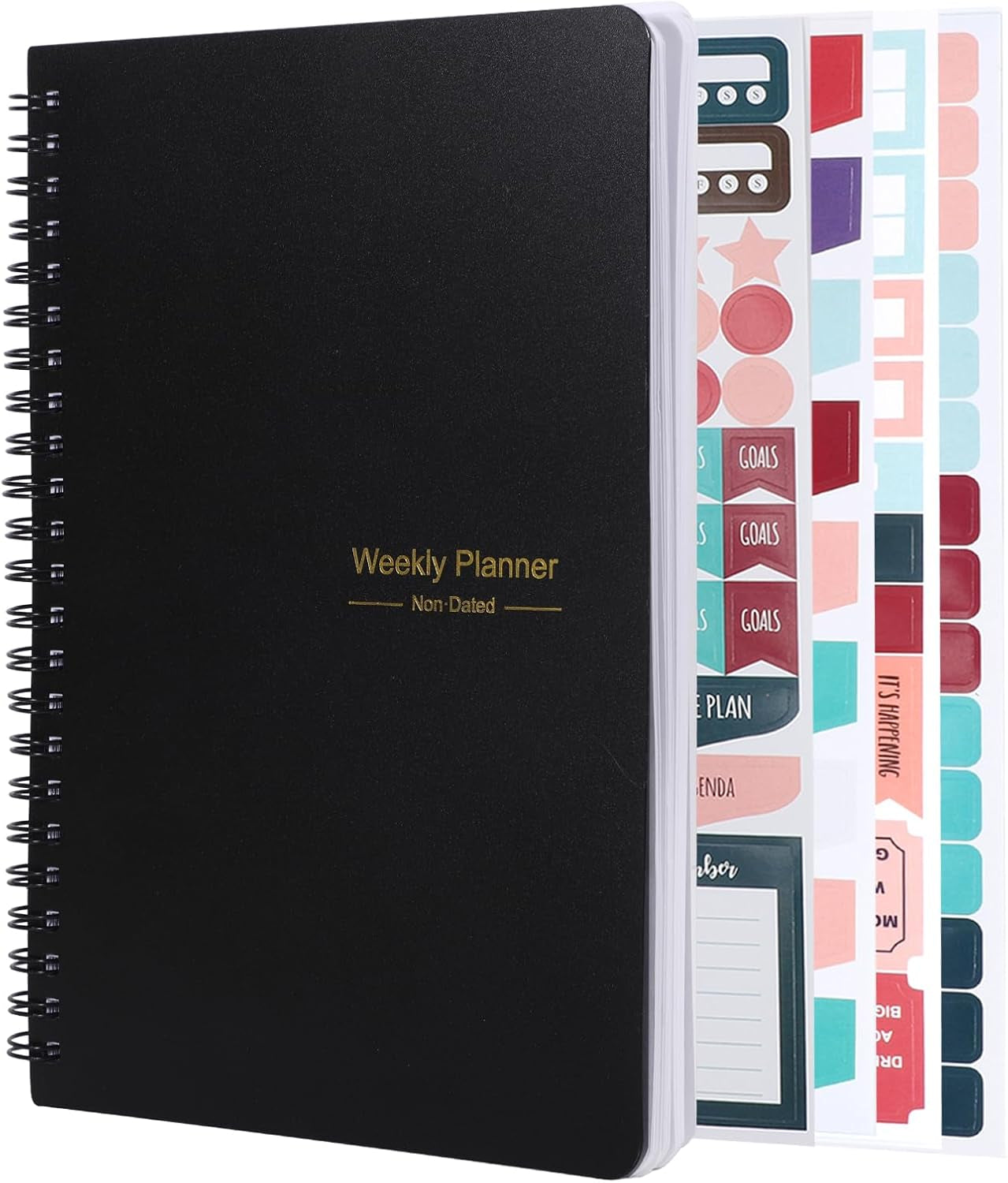 A5 Undated Weekly Planner – Spiral-Bound, Portable & Perfect for Productivity