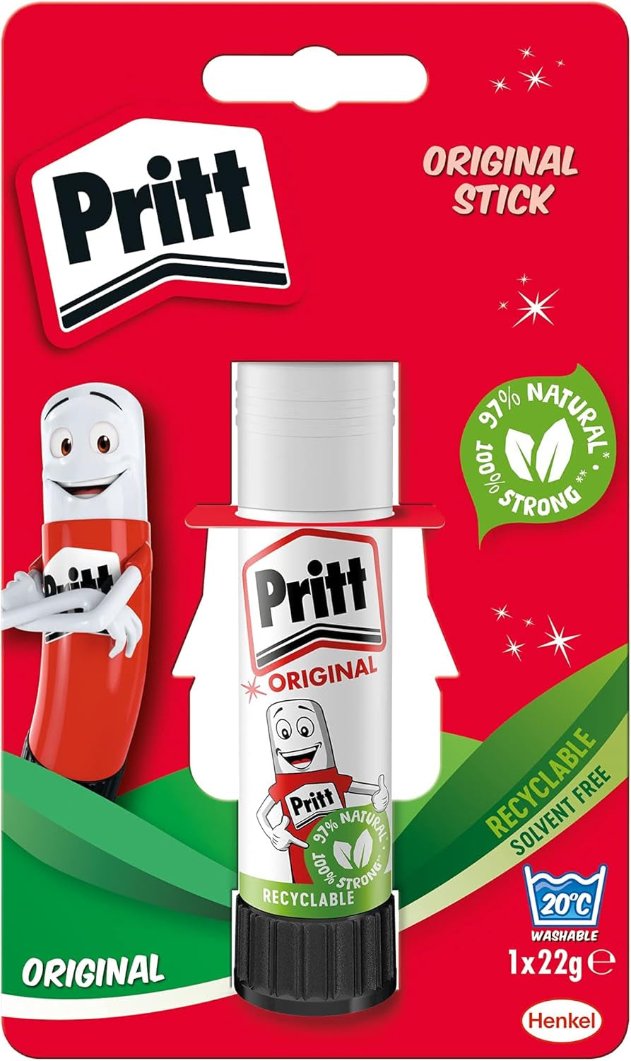 Pritt Glue Stick – Child-Friendly, Solvent-Free