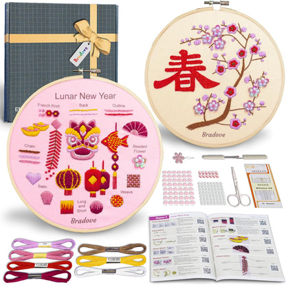 Bradove Embroidery Kit – Embrace Slow Living & Find Inner Peace