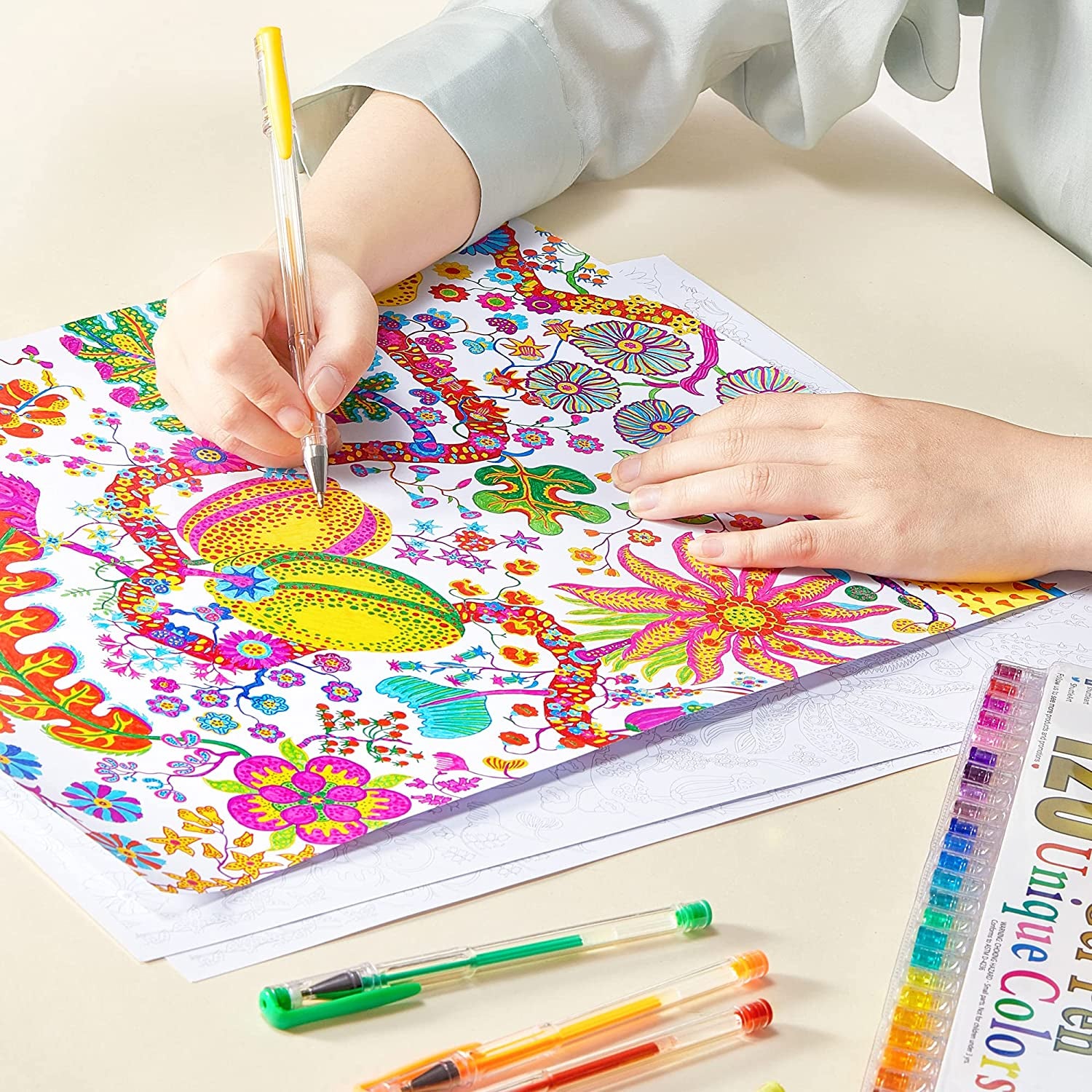Shuttle Art 120-Colour Gel Pen Set – The Largest & Most Vibrant Collection