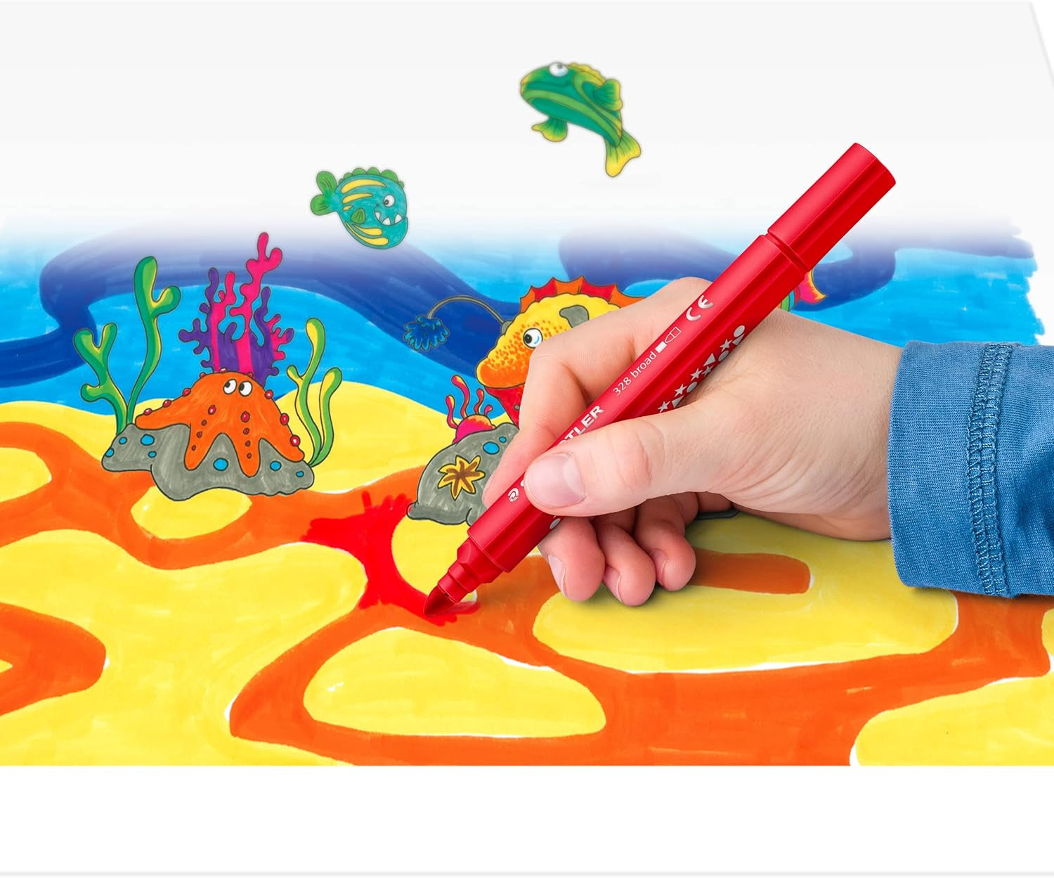 STAEDTLER Noris Jumbo Colouring Markers – Perfect for Young Artists