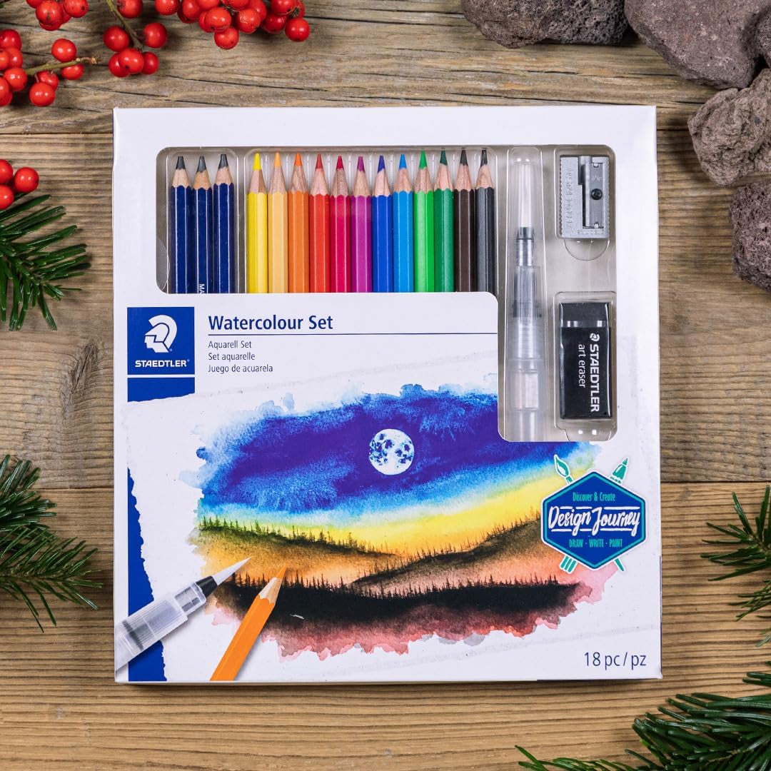 STAEDTLER Mixed Watercolour Set – Ideal for Classical Watercolour Drawings & Sketches