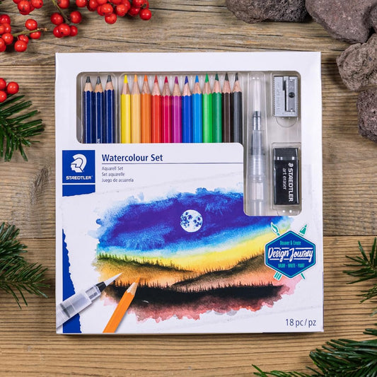 STAEDTLER Mixed Watercolour Set – Ideal for Classical Watercolour Drawings & Sketches