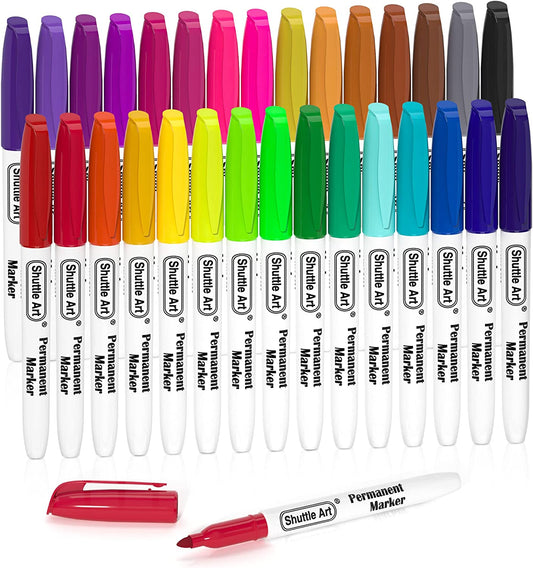 Shuttle Art 30-Colour Permanent Marker Set