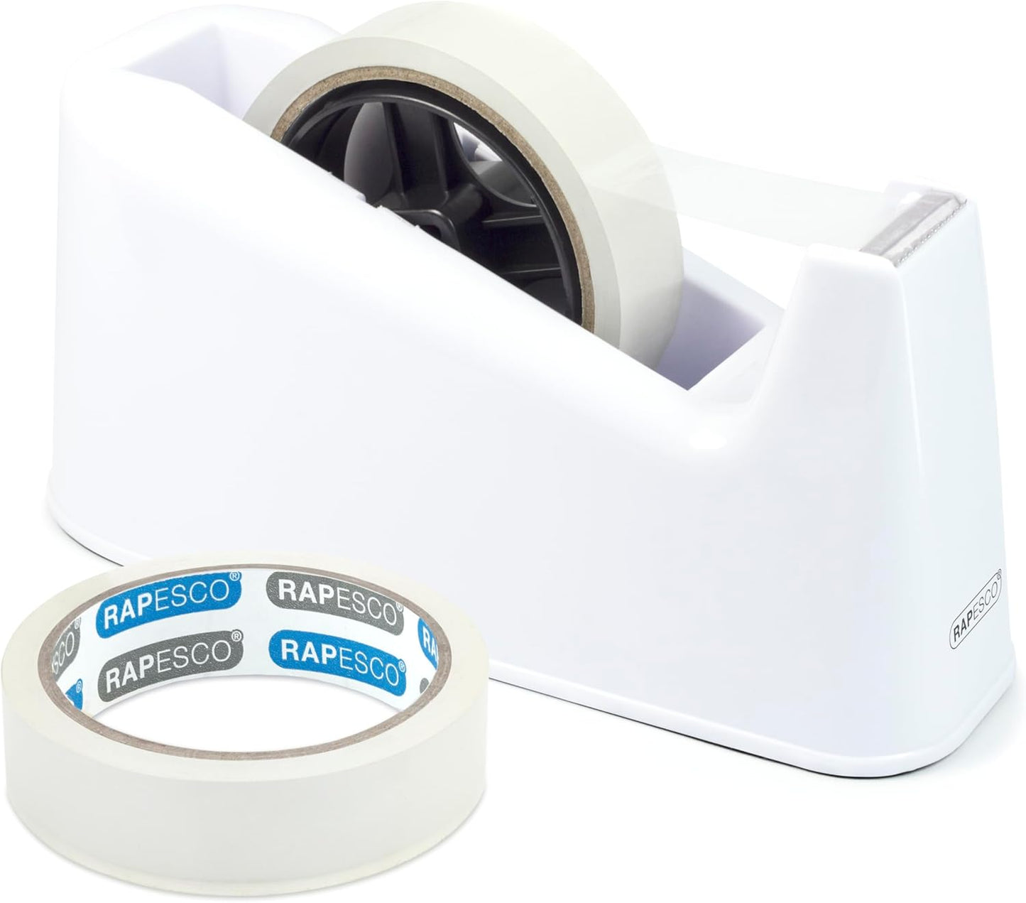 Rapesco 500 Heavy Duty Desktop Tape Dispenser – Durable, Versatile & Ready to Use