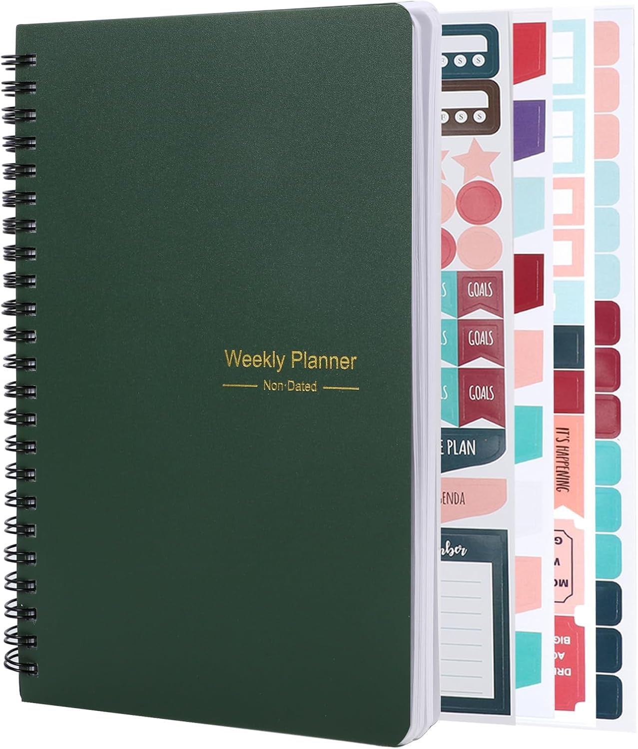 A5 Undated Weekly Planner – Spiral-Bound, Portable & Perfect for Productivity