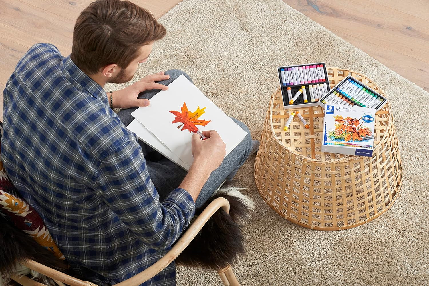 STAEDTLER High-Quality Oil Pastels – Brilliant Colours for Creative Expression