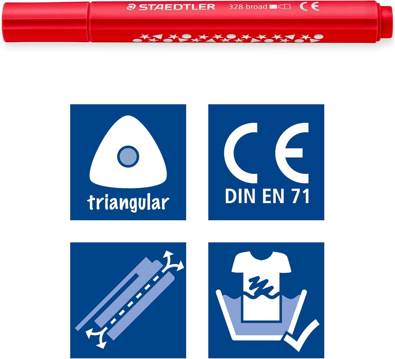 STAEDTLER Noris Jumbo Colouring Markers – Perfect for Young Artists