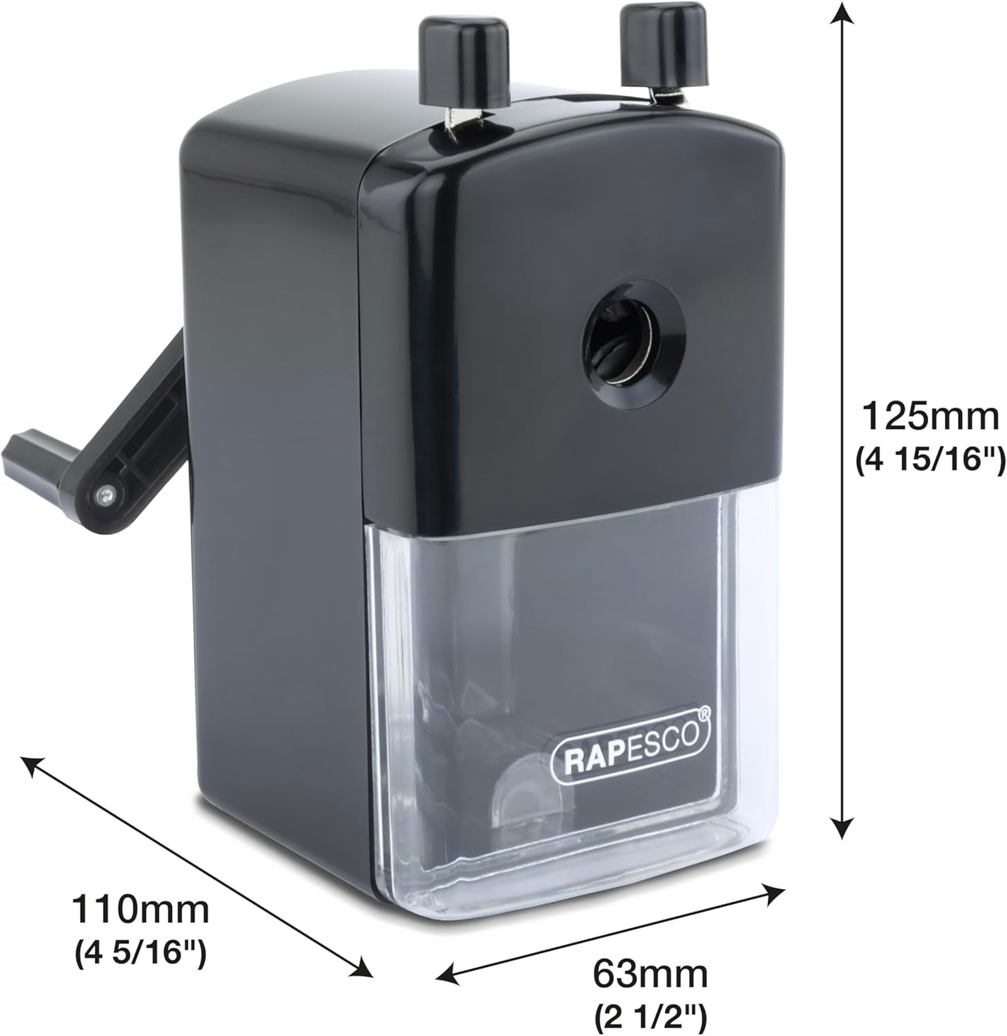 Rapesco 94 Pencil Sharpener – Durable, Versatile & Efficient