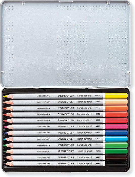 STAEDTLER Karat Aquarell Watercolour Pencils – High-Quality & Versatile for Creative Expression
