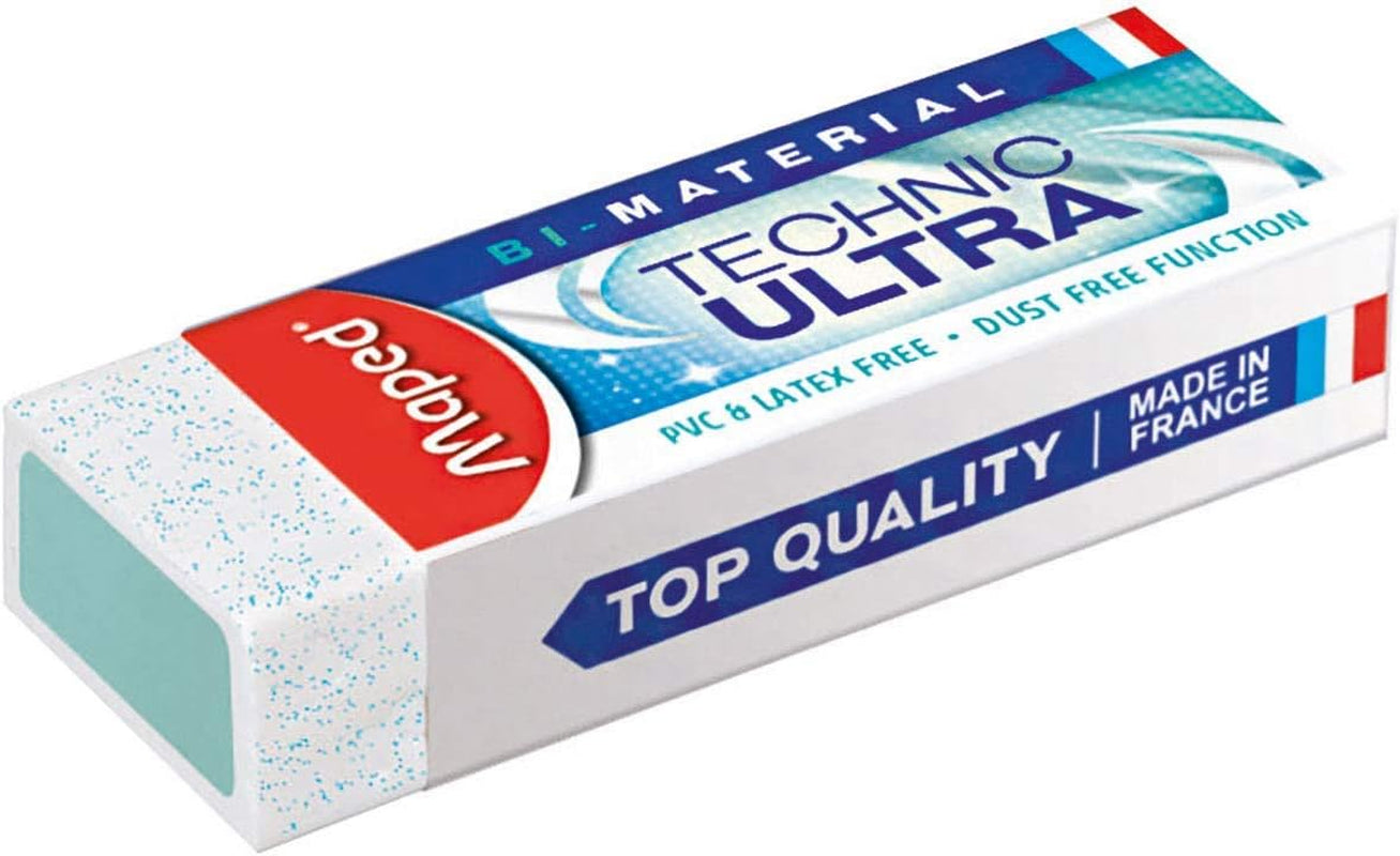 Maped Technic Ultra Classic Sleeved Eraser – Precision & Clean Erasing