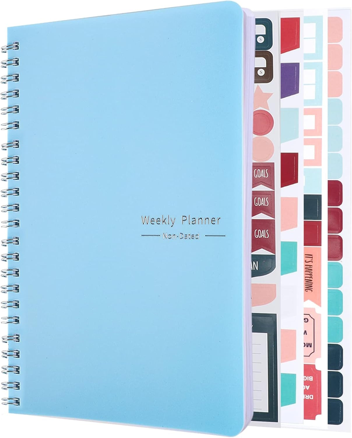 A5 Undated Weekly Planner – Spiral-Bound, Portable & Perfect for Productivity