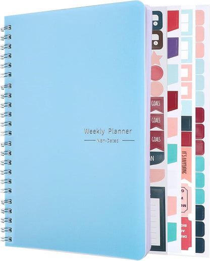 A5 Undated Weekly Planner – Spiral-Bound, Portable & Perfect for Productivity