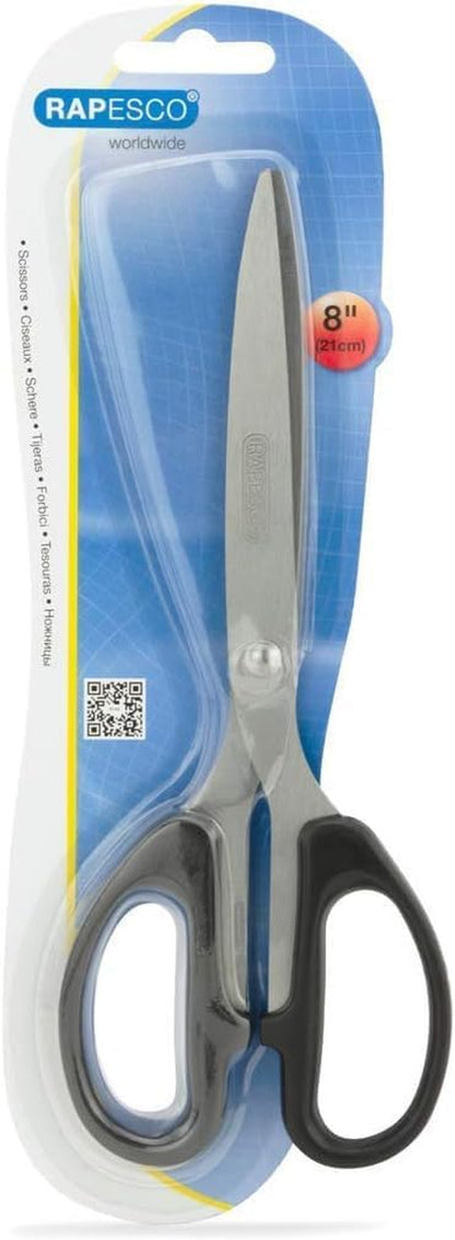Rapesco Essential 21cm Stainless Steel Scissors – Durable, Versatile & Comfortable