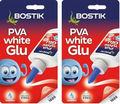 Bostik PVA Glue – Multipurpose Solvent-Free Craft Adhesive, 118ml