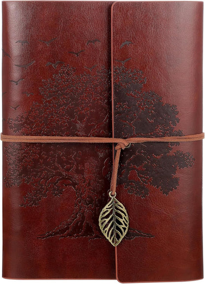 A5 Leather Travel Journal – Elegant, Refillable & Perfect for Everyday Use