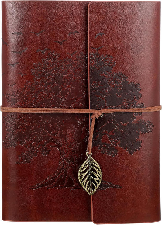A5 Leather Travel Journal – Elegant, Refillable & Perfect for Everyday Use