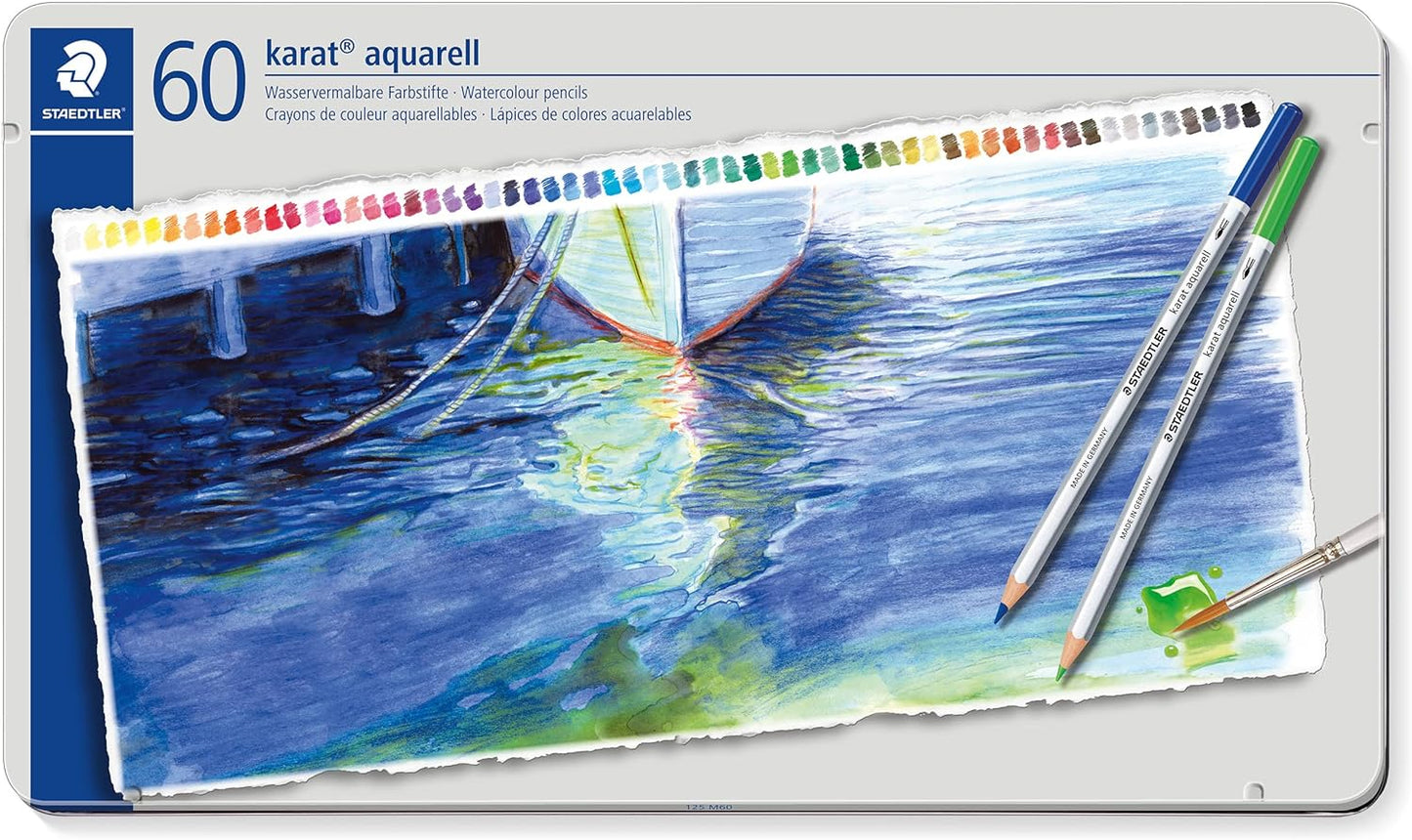 STAEDTLER Karat Aquarell Watercolour Pencils – High-Quality & Versatile for Creative Expression