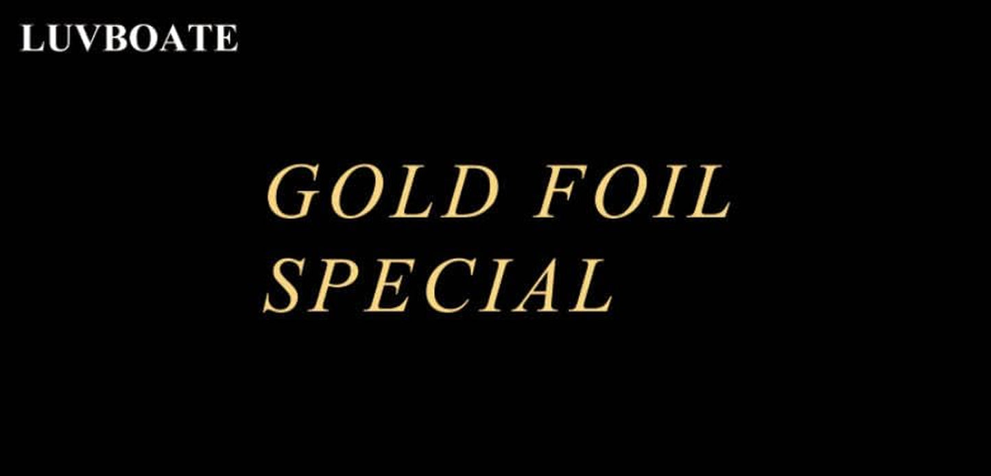 LUVBOATE Gold Leaf Gilding Kit – Complete 100-Piece Set with Adhesive, Varnish & Tools