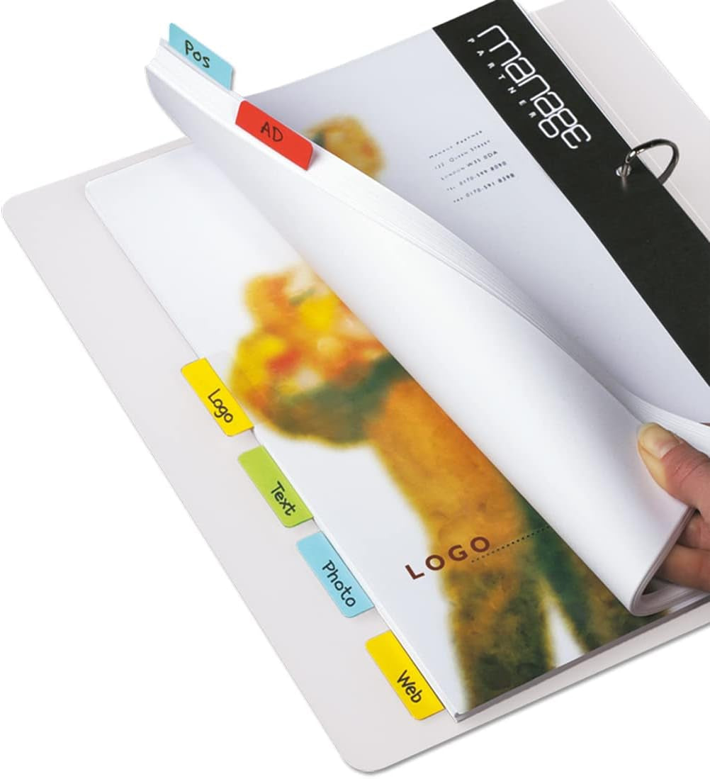 3L Extra-Durable Double-Sided Index Tabs – Perfect for Organizing & Referencing