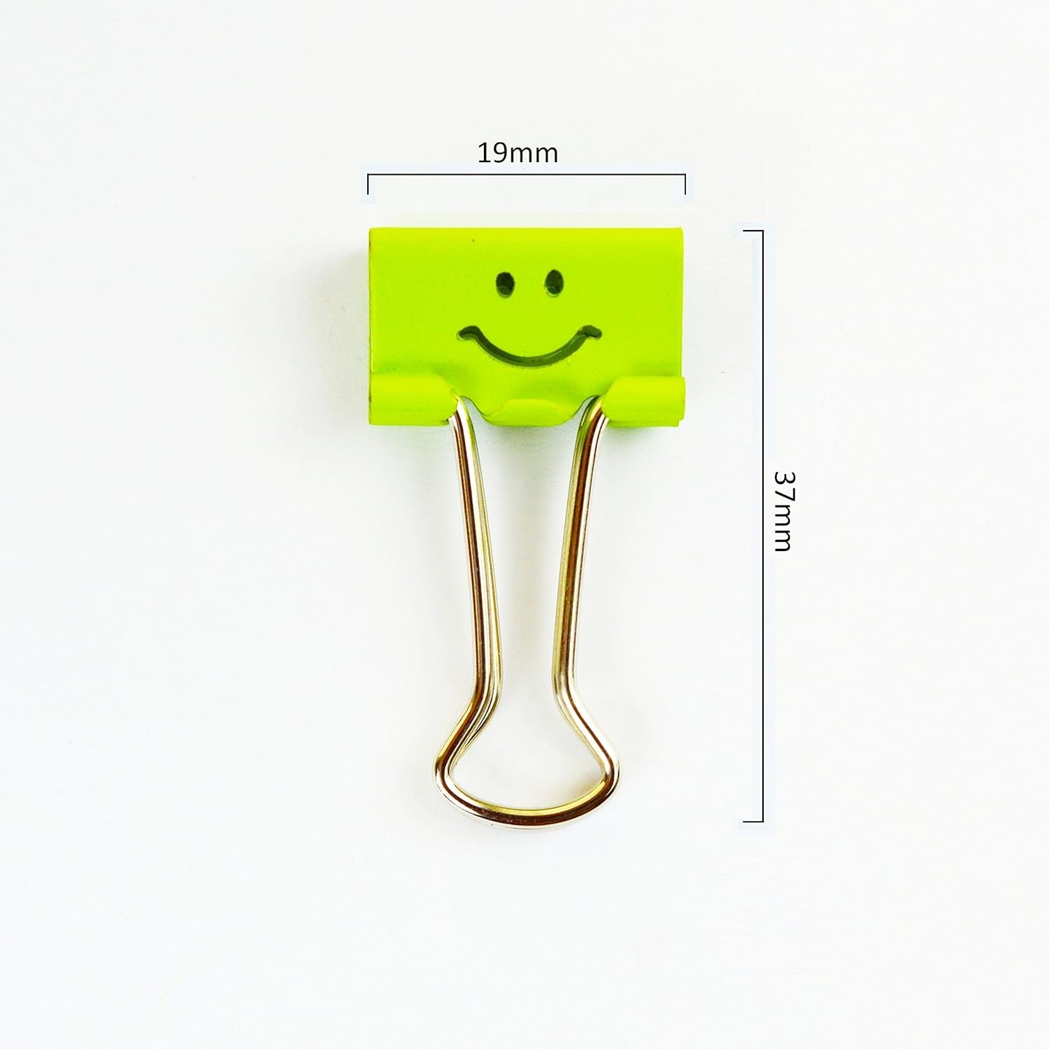19mm Smiles Foldback Clips – Fun, Durable & Perfect for Organizing