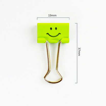 19mm Smiles Foldback Clips – Fun, Durable & Perfect for Organizing