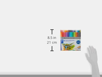 STAEDTLER Double-Ended Fibre-Tip Pens – Versatile & Vibrant for Journaling & Hand-Lettering
