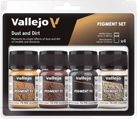 AV Vallejo Pigments Set – Dust & Dirt