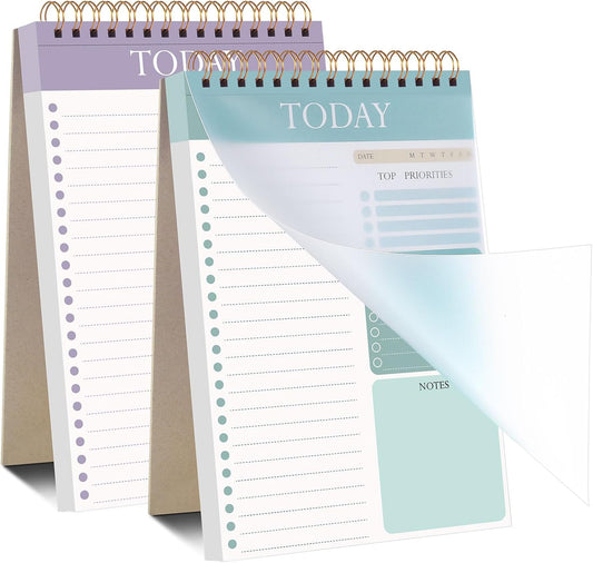 A5 Undated Daily Planner – Spiral-Bound, Portable & Perfect for Productivity