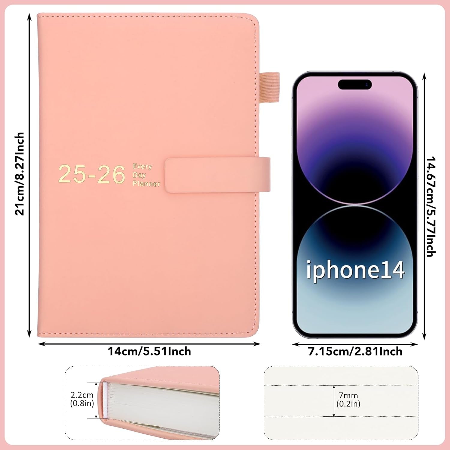 A5 Academic Diary 2025-2026 – Elegant, Secure & Perfect for Daily Planning